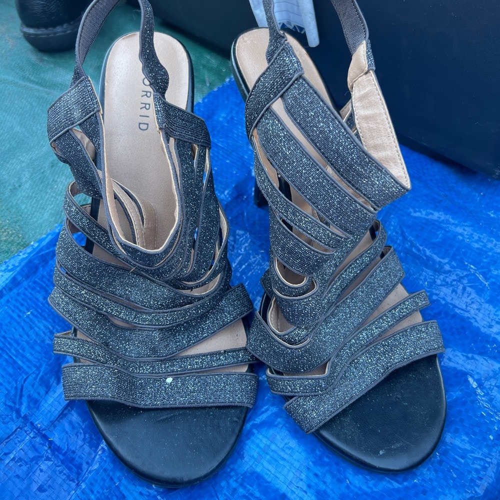 Sparkly Strappy Heels